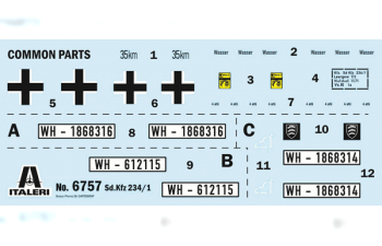 Сборная модель бронеавтомобиль Sd.Kfz. 234/1