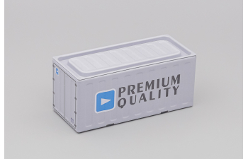 Контейнер металлический, серый