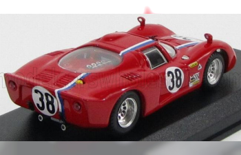 ALFA ROMEO 33.2 Coupe N 38 Test Le Mans 1968 Gosselin - Trosch, Red