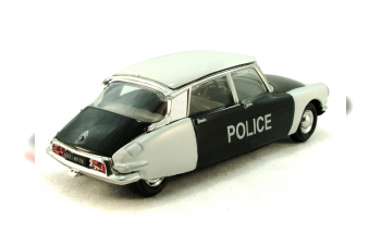 CITROEN DS 19 Police Pie (1956), белый с черным