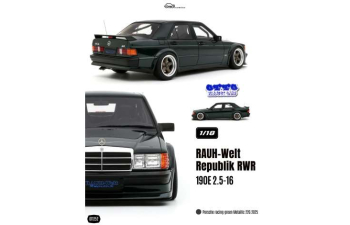 MERCEDES-BENZ Rauh-Wlt Republik RWR 190E 2.5-16 (2025), Porsche racing green metallic 