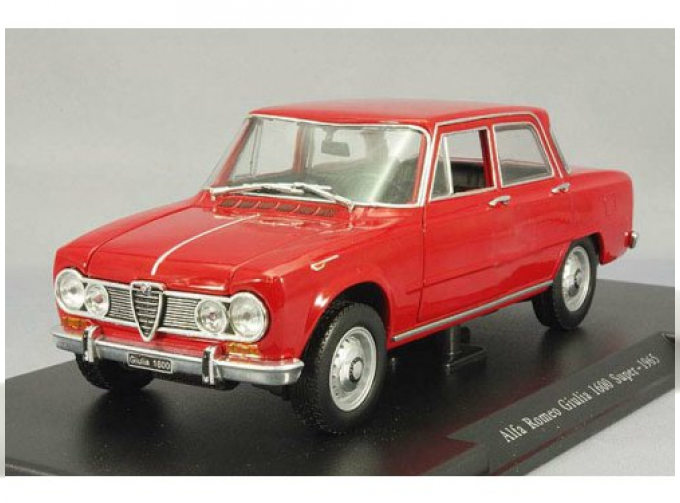 ALFA ROMEO Giulia 1600 Super (1965), red