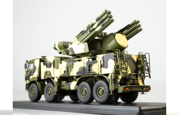 Камский грузовик 6560 ЗРПК 96К6 (Панцирь-С1) камуфляж Пустыня