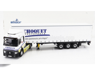 RENAULT T480 Truck Telonato Choquet Transports (2021), White