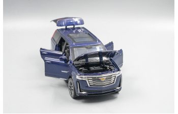 CADILLAC Escalade, синий, 17 см