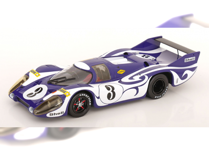 PORSCHE 917 Long Tail Trainings Version, Larrousse/Kauhsen (1970), Hippie Look