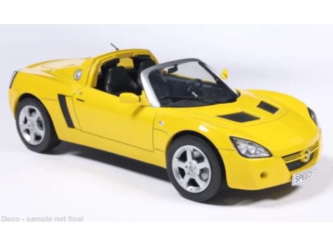 OPEL Speedster Cabriolet Open 2001, yellow