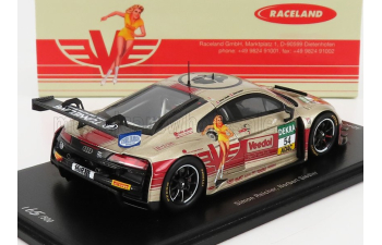 AUDI R8 Lms Gt3 Team Yaco Racing Racing №54 Adac Gt Masters Oschersleben (2021) S.Reicher - N.Siedler, Gold Red