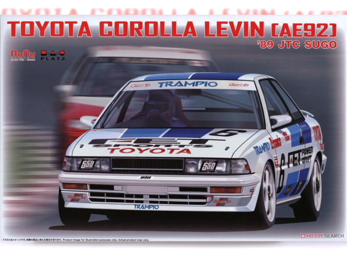 Сборная модель Toyota Corolla Levin AE92 '89 JTC Sugo