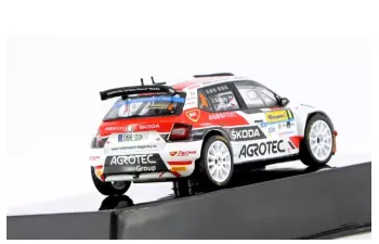 SKODA Fabia Rally2 Evo Team Agrotech Skoda №4 Winner Rally Barum (2022) Jan Kopecky - Jan Hlousek, White Red Black