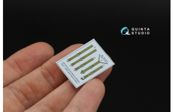 3D Декаль Комплект ремней для самолета ВВС РККА тип 2, ВОВ (с металлическими пряжками) (для всех моделей)