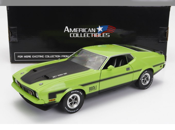 FORD Mustang Mach 1 351 Ram Air Coupe (1971), Green Black