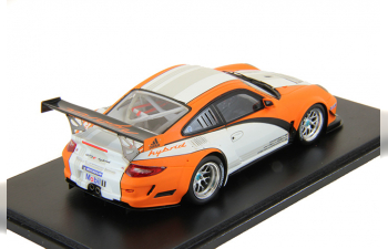 PORSCHE 997GT3 R Hybrid (2010), orange / white