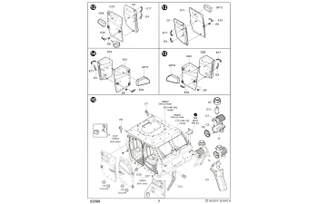 Сборная модель Автомобиль повышенной защищенности M1280 LMTV + полуприцеп M1101