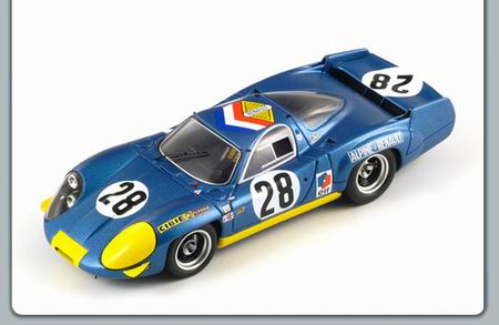 ALPINE A 220 №28 Le Mans (A.de Cortanze - J.Vinatier) 1969, blue