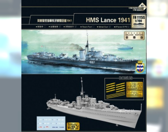 Сборная модель HMS Lance 1941 Deluxe Edition