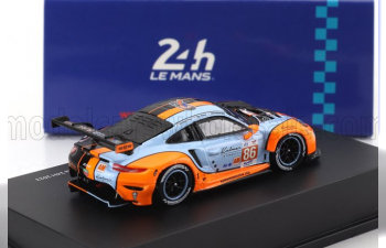 PORSCHE 911 991-2 Rsr-19 4.2l Team Gr Racing №86 3rd Lmgte Class 24h Le Mans (2023) B.Barker - R.Pera - M.Wainwright, Orange Light Blue Black