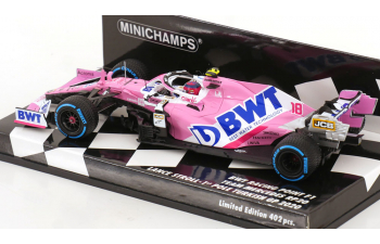 MERCEDES-BENZ BWT F1 Rp20 Team Sportpesa Racing Point №18 Pole Position Turkish Gp (2020) Lance Stroll, Matt Pink Blue