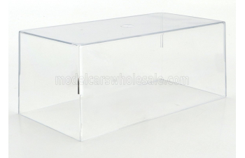 VETRINA DISPLAY BOX Only Transparent Cover For 1/43 Scale Absup - Ablam - Abfgt Collection - Solo Copertura Trasparente - Lungh.length Cm 15.0 X Largh.width Cm 7.7 X Alt.height Cm 6.4 (altezza Interna Interior Height Cm 6.2), Plastic Display