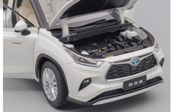 TOYOTA Highlander, white metallic