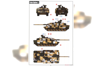 Сборная модель German MBT Leopard 2 A7+