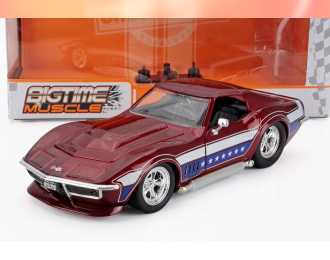CHEVROLET Corvette Zl1 Stingray Coupe (1969), red