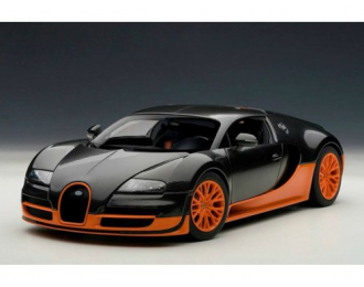 BUGATTI VEYRON SUPER SPORT WORLD RECORD, черный с оранжевым