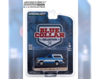 FORD Bronco XLT 1992 Bright Regatta Blue/White