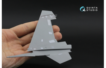 Набор экстерьера Су-30СМ: накладки, лючки и панели, ствол пушки, ОЛС и штанга дозаправки (Звезда)