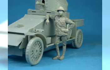 Сборная модель Фигуры Belgian Armoured car crewman