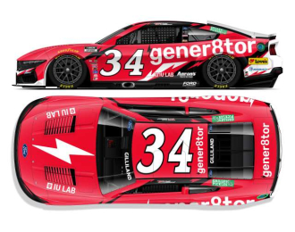 Ford Mustang #34 Todd Gilliland *geneg8tor*, red/white 2025