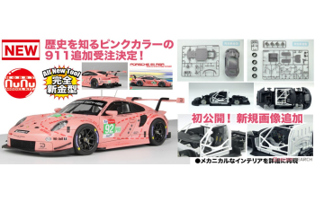 Сборная модель Porsche 911 RSR 2018 LM GTE Class Winner "Pink Pig"