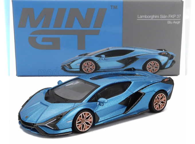 LAMBORGHINI Sian Fkp 37 Hybrid Lhd (2020), Blue Aegir