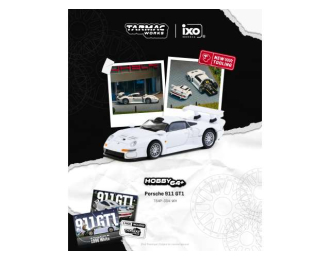Porsche 911 GT1, white