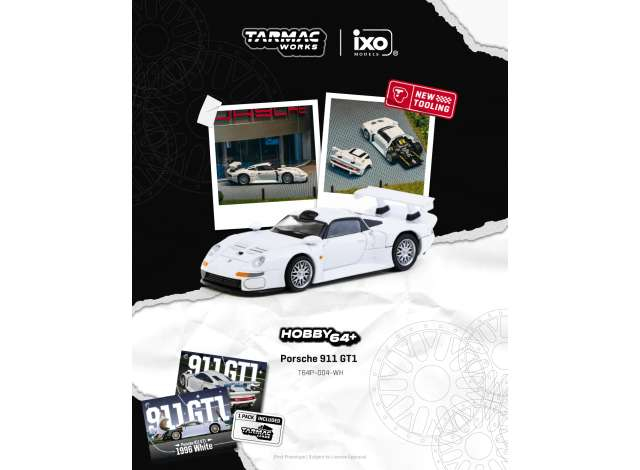 Porsche 911 GT1, white