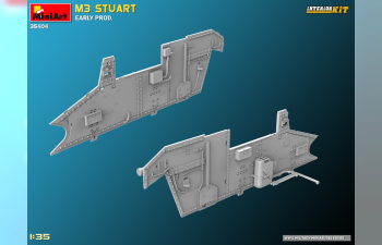 Сборная модель TANK M3 Stuart Military 1945