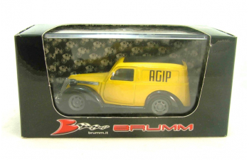 FIAT 1100 Furgone Agip Petroli (1950), Serie a nanna dopo Carosello, yellow / black