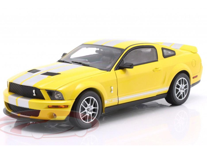 FORD Mustang Shelby GT500 (2007), yellow