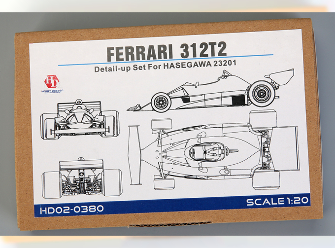 1/20 Ferrari 312T2 Detail-up Set For Hasegawa(23201)（PE+Metal parts+Resin）