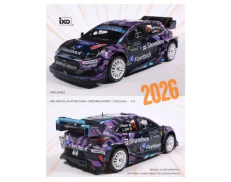 FORD PUMA WRC RALLY1 TEAM M-SPORT WRT №13 RALLY MONTECARLO (2026) GREGOIRE MUNSTER - LOUIS LOUKA
