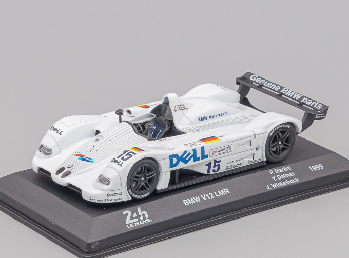 BMW S70 6.0l V12 Lmr Team Bmw Motorsport Dell #15 Winner 24h Le Mans (1999) Pierluigi Martini - Yannick Dalmas - Joachim Winkelhock, White
