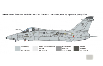 Сборная модель EMBRAER Amx Ghibli Military Airplane (1985)