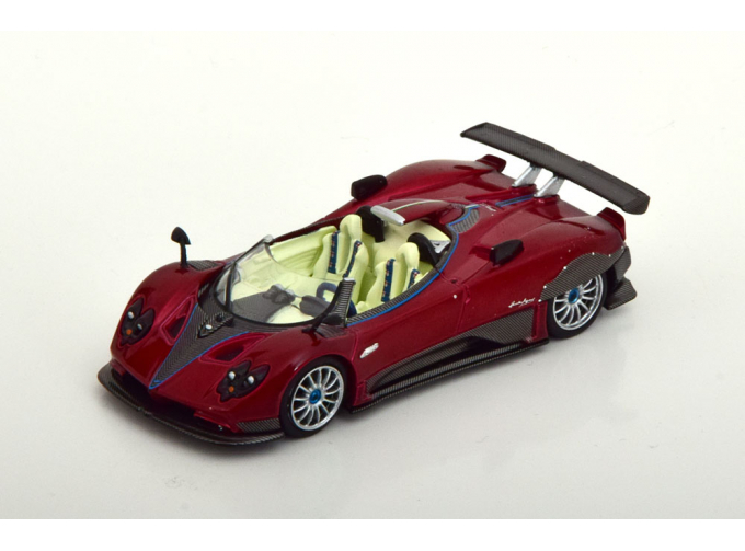 PAGANI Zonda HP Barchetta, red metallic grey