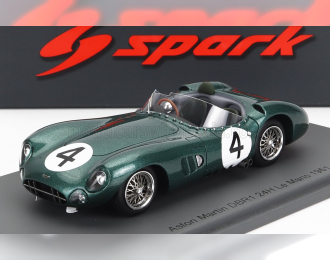 ASTON MARTIN Dbr1 Spider 3.0l S6 Team Essex Racing N4 24h Le Mans (1961) R.Salvadori - T.Maggs, Green Met