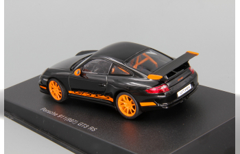 PORSCHE 997 GT3 RS, black with orange stripes