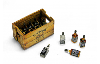 WOODEN BOXES JACK DANIELS BOTTLES