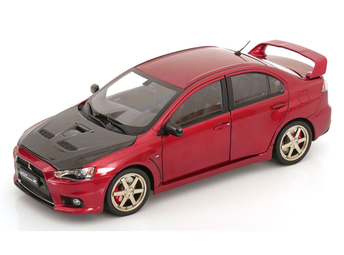 MITSUBISHI Lancer Evo X, red metallic carbon