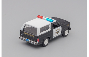 FORD Bronco 1980 Highway Patrol, black / white