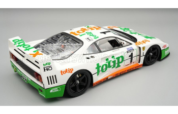 FERRARI F40 3.0L TURBO V8 Team Totip Obermaier Racing №1 Winner Italy gt Vallelunga (1994) Mauro tirone