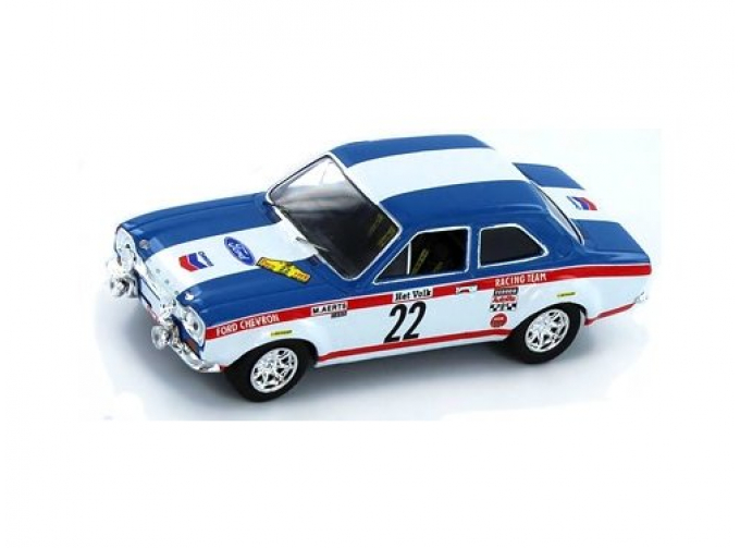 FORD ESCORT MKI 22 1600TC Staepelaere-Aerts Winner Ypres 1970, blue